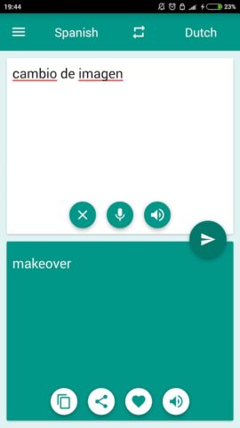 Dutch-Spanish Translator для Android — скриншот 3