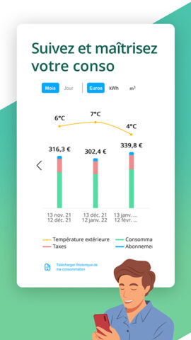 ENGIE Gaz Passerelle для Android — скриншот 3