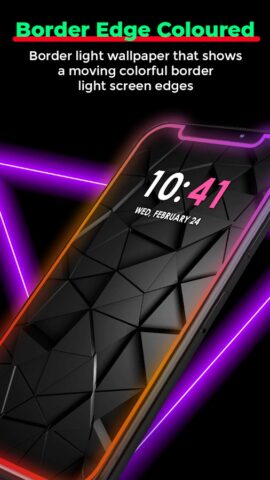 Край Освещение Граница Светлый для Android — скриншот 2