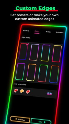 Край Освещение Граница Светлый для Android — скриншот 4