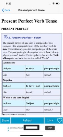 English Grammar in Use & Test — скриншот 1