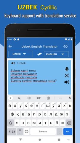 Inglizcha O’zbekcha Tarjimon для Android — скриншот 5