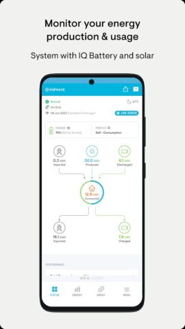 Enphase Enlighten для Android — скриншот 1