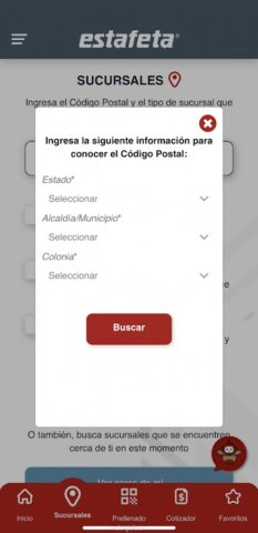 Estafeta Móvil для Android — скриншот 1