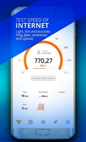 FIREPROBE Speed Test для Android — скриншот 1