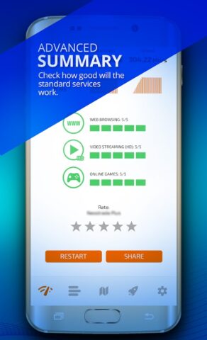 FIREPROBE Speed Test для Android — скриншот 2