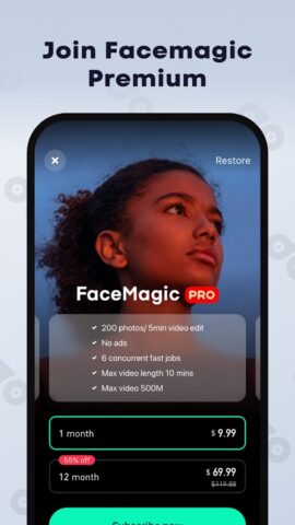 FaceMagic: AI Videos & Photos — скриншот 5