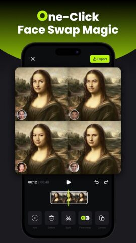 FaceSwapper: AI Swap Videos для Android — скриншот 1