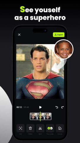 FaceSwapper: AI Swap Videos для Android — скриншот 4