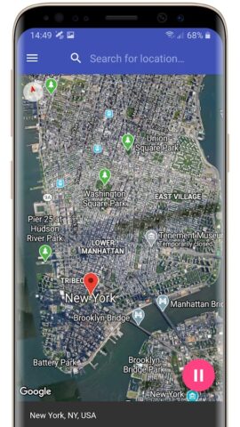 Fake GPS Location Professional для Android — скриншот 3