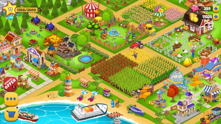 Farm Day фермер: Offline игры для Android — скриншот 1