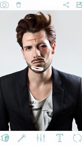 Шрамы и Синяки: Фоторедактор для Android — скриншот 3