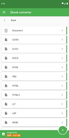 Конвертер файлов для Android — скриншот 3