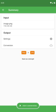 Конвертер файлов для Android — скриншот 4
