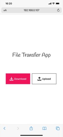 File Transfer App для iOS — скриншот 4