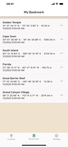 Найти мои координаты GPS для iOS — скриншот 2
