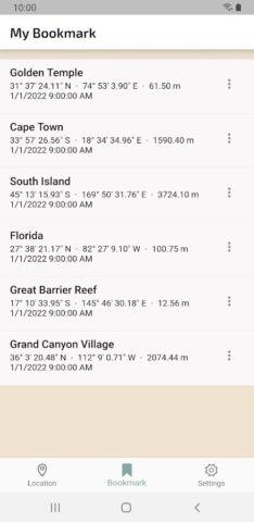 Найти мои координаты GPS для Android — скриншот 2