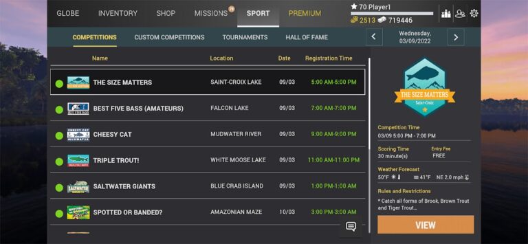 Fishing Planet для Android — скриншот 5
