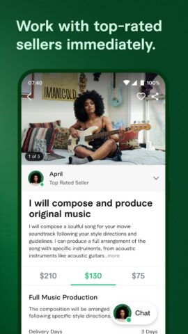 Fiverr — Freelance Service для Android — скриншот 2