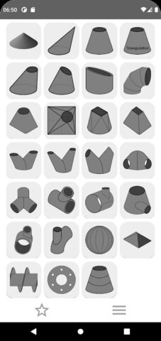 Калькулятор Развёртка Отвода для Android — скриншот 1