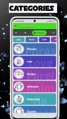Sticker de Flork para whatsapp для Android — скриншот 4