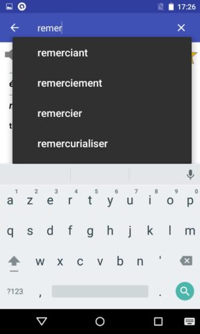Dictionnaire Français для Android — скриншот 5