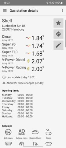 Fuel Flash для Android — скриншот 3