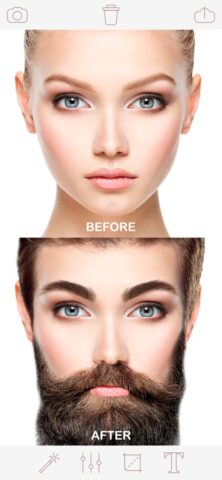 Cмена пола на фото-Gender swap для iOS — скриншот 3