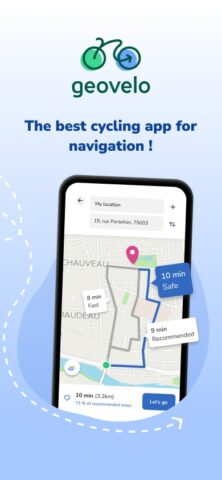 Geovelo — Bike GPS & Stats для Android — скриншот 1