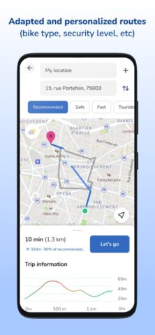Geovelo — Bike GPS & Stats для Android — скриншот 3
