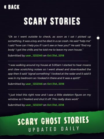 Ghost Detector Radar Simulator для Android — скриншот 3