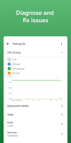 Google Cloud для Android — скриншот 4