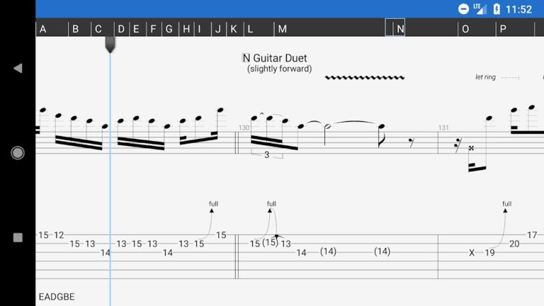 Guitar Pro для Android — скриншот 1