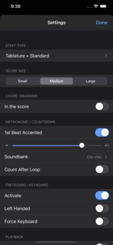 Guitar Pro для iOS — скриншот 4