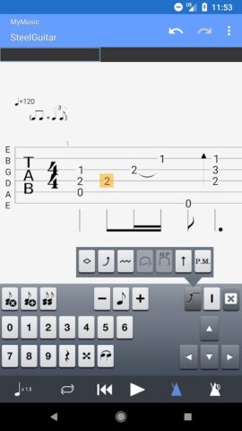 Guitar Pro для Android — скриншот 5