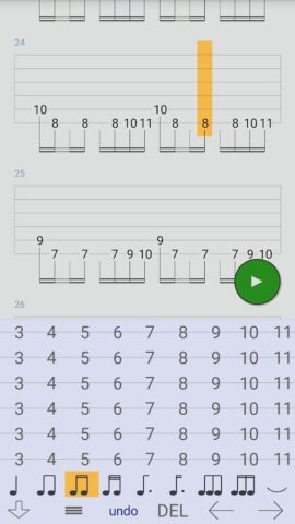 Guitar Tabs X для Android — скриншот 4