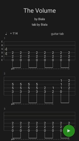 Guitar Tabs X для Android — скриншот 5