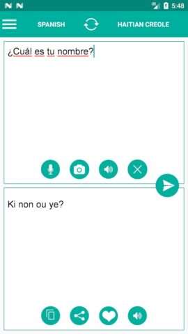 Haitian Spanish Translator для Android — скриншот 1