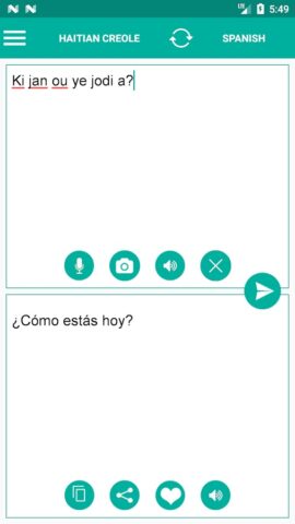 Haitian Spanish Translator для Android — скриншот 2