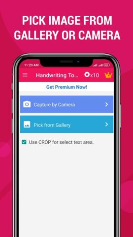 Почерк в текст конвертер для Android — скриншот 1