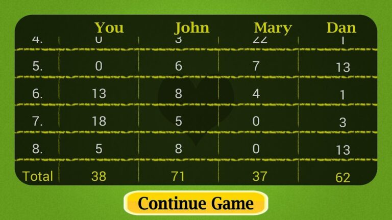 Червы — Карточная игра для Android — скриншот 4