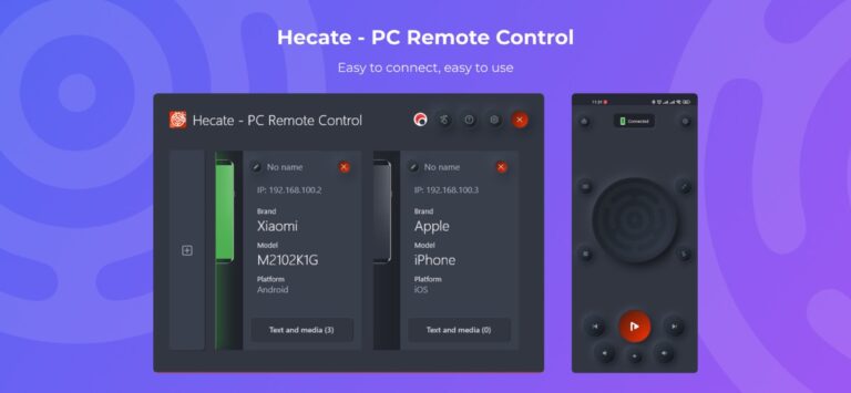 Hecate — PC Remote Control для iOS — скриншот 1