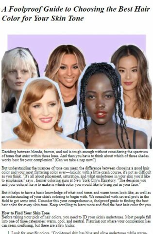 How To Choose Hair Color для Android — скриншот 1