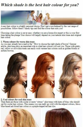 How To Choose Hair Color для Android — скриншот 2