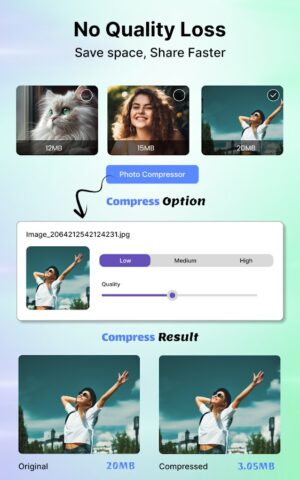 Image Crop — Compress, Resizer для Android — скриншот 3