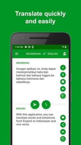 Indonesian English Translator для Android — скриншот 2