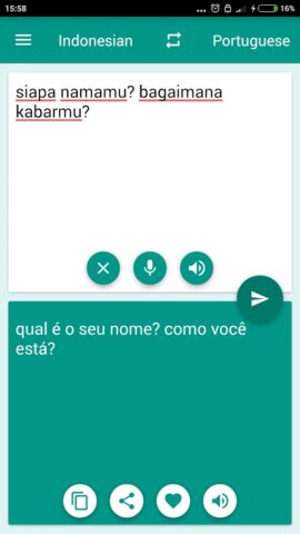 Indonesian-Portuguese Translat для Android — скриншот 2