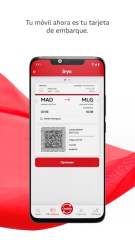 Iryo для Android — скриншот 3