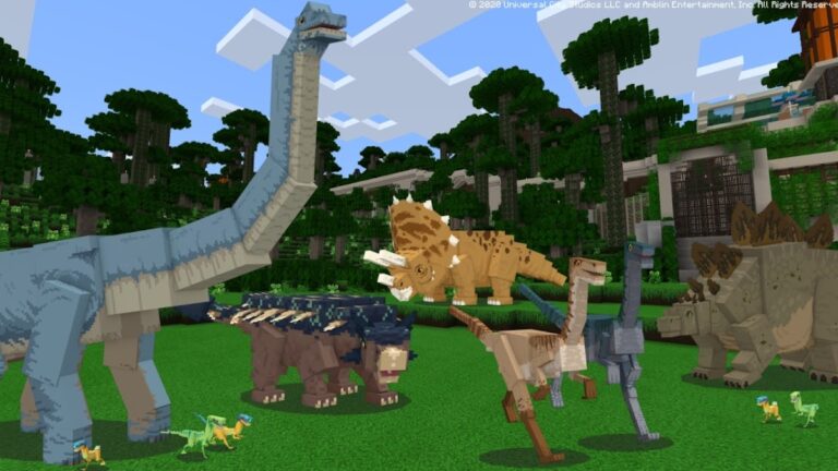 Динозавры в Minecraft PE 2025 для Android — скриншот 5