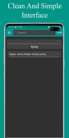 Kamus Bahasa Jawa Offline для Android — скриншот 4